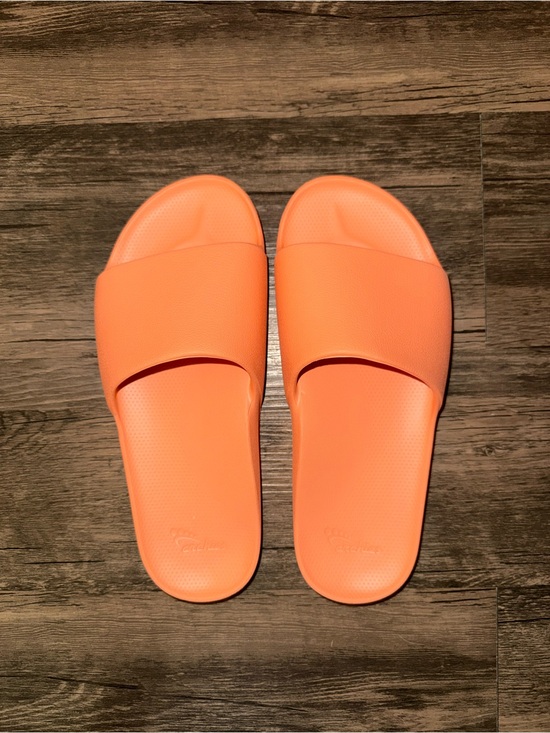 Archies Shoes - Archies Arch Support Slides in Peach Orange Womens Size 8 Mens Size 7 NWOB